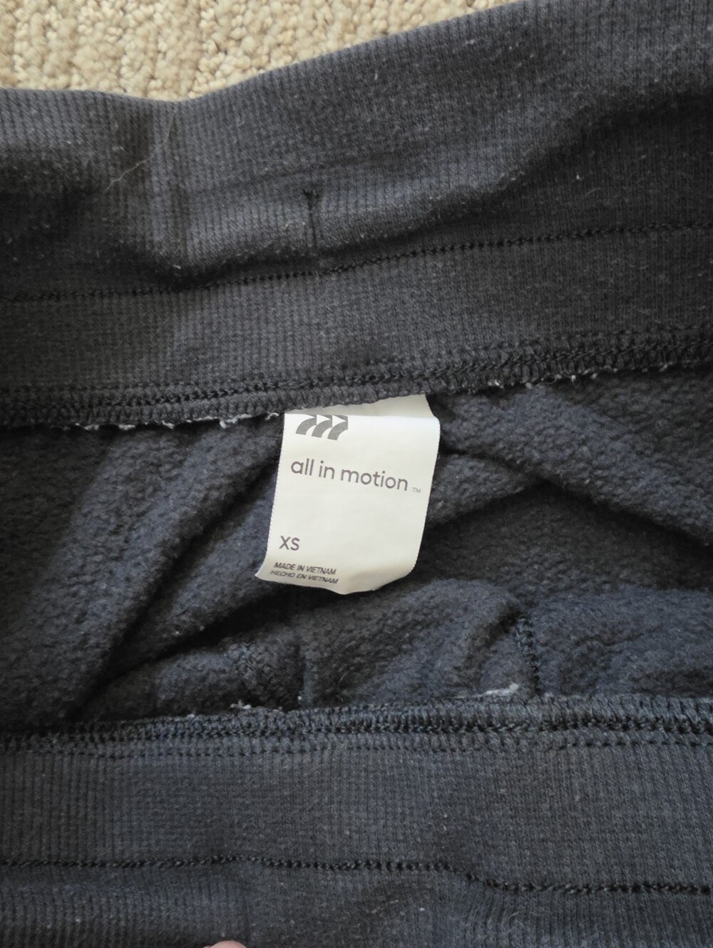 All In Motion Black Drawstring Joggers - Picture 6 of 6